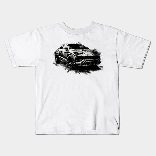 Lamborghini Urus Kids T-Shirt by Vehicles-Art